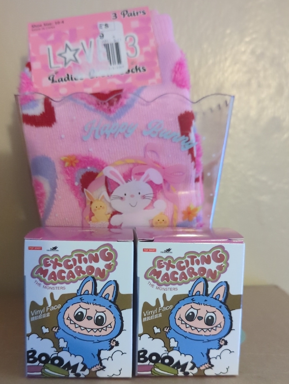 Exciting Macaron Blue Monster Vinyl Face Toy - Kids Toys Combo